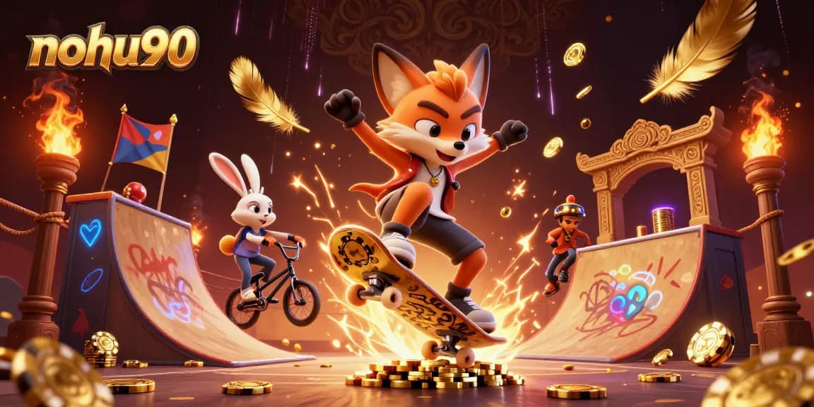 Experience the thrilling nohu90 casino atmosphere with vibrant characters and energetic gameplay.