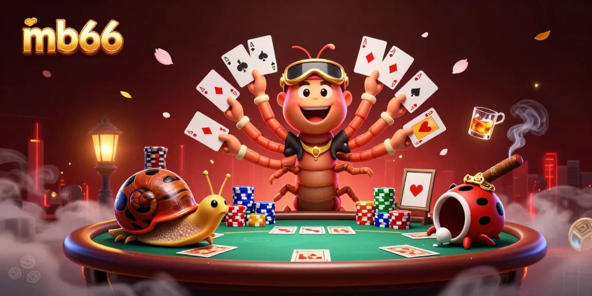 Engage with mb66 at a dynamic poker scene featuring a millipede dealer and high-stakes gameplay.
