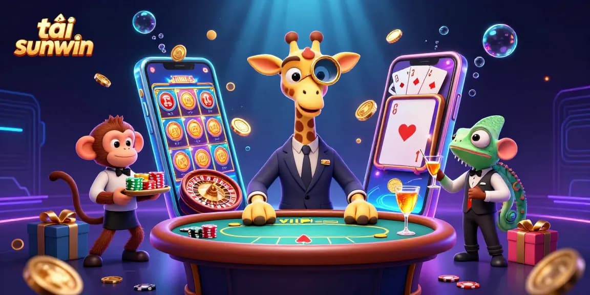 Experience the excitement of tải sunwin with a high-roller giraffe and casino action.