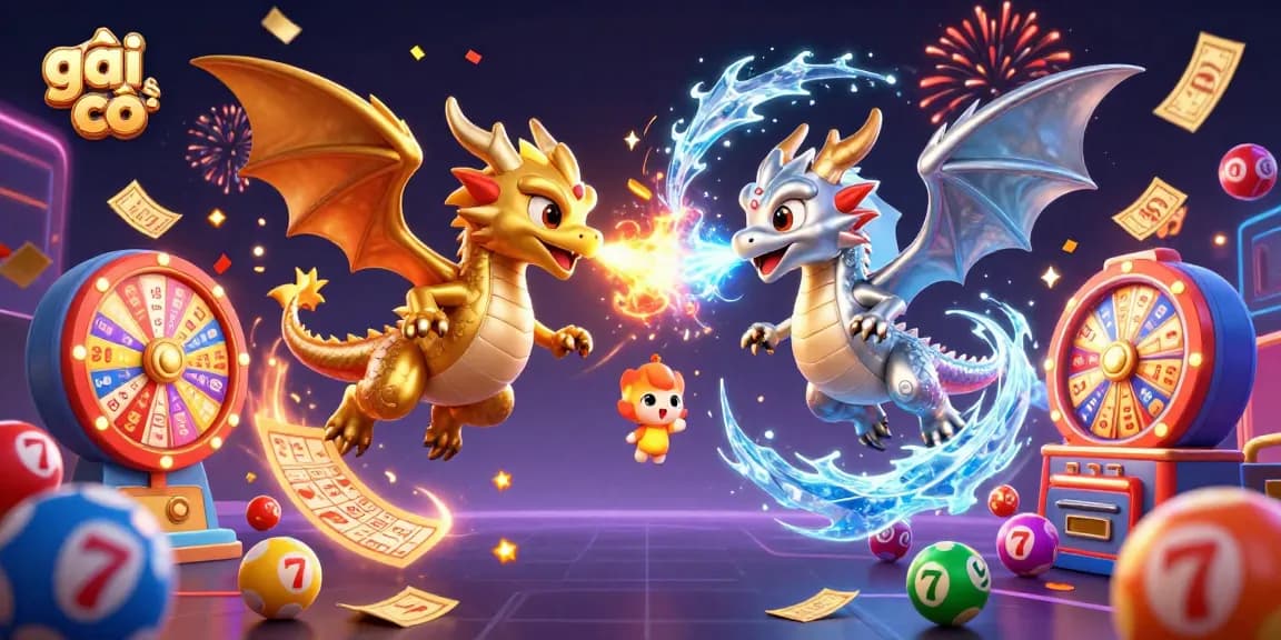 Engage with high-stakes gaming through the vibrant scene capturing gái gọi and dynamic lottery elements.