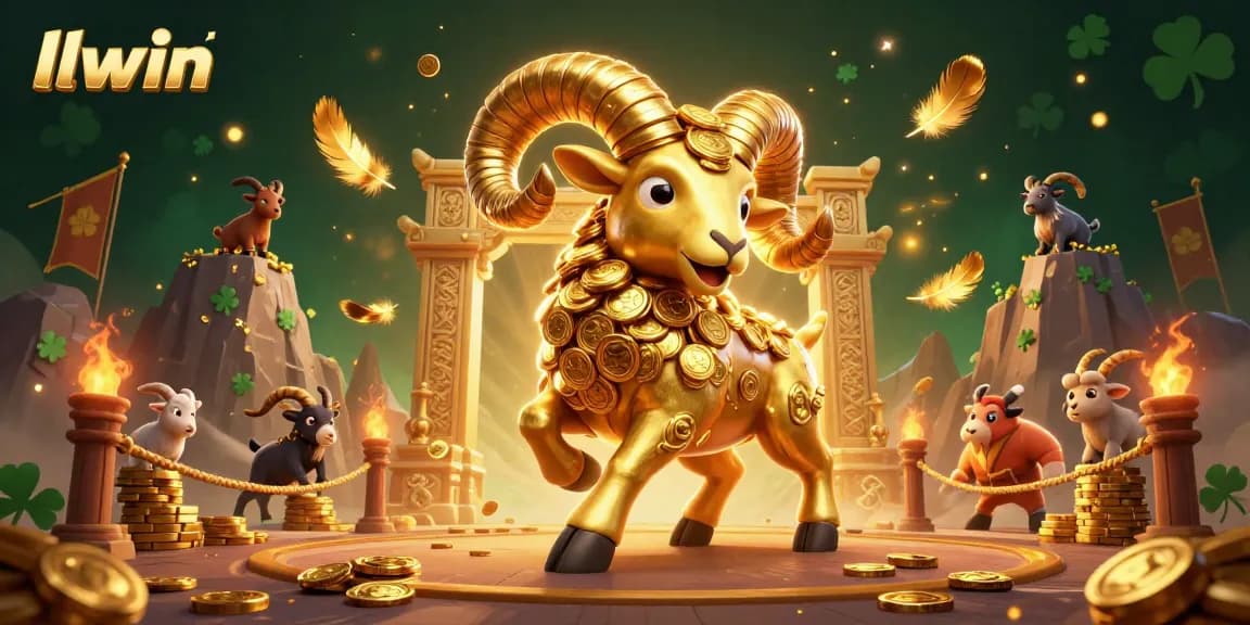 Win big at llwin with exciting gaming action featuring a golden ram in a dynamic casino arena.