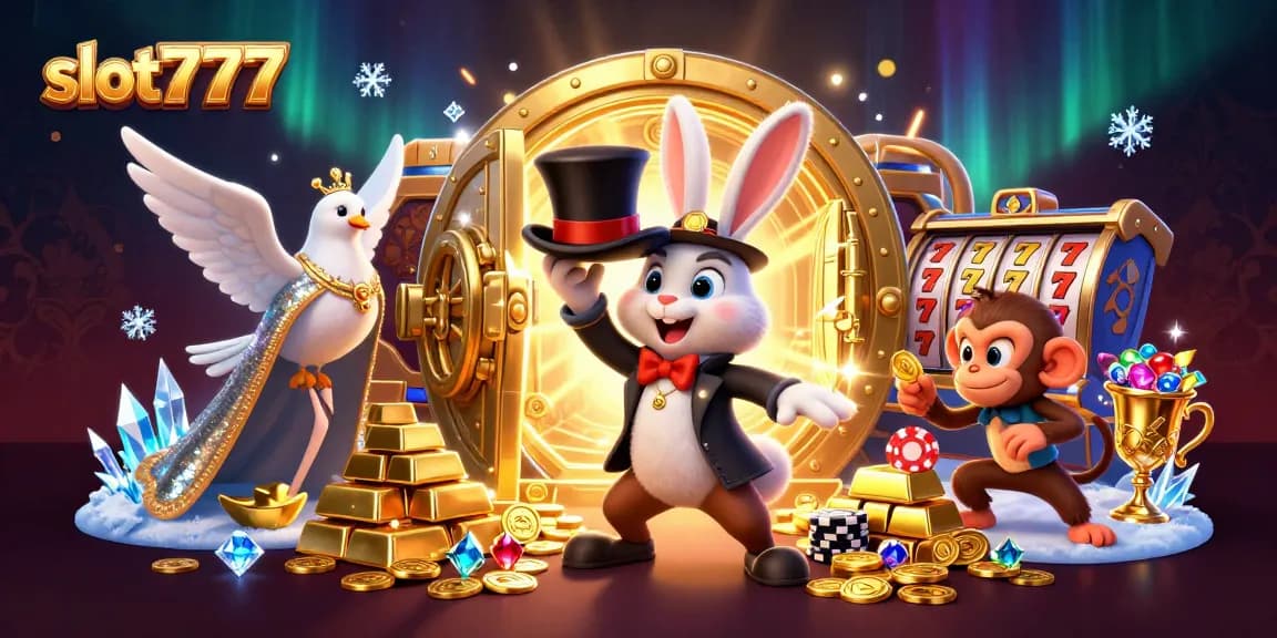 Experience the thrilling excitement of slot777 with vibrant characters and dynamic gaming elements.