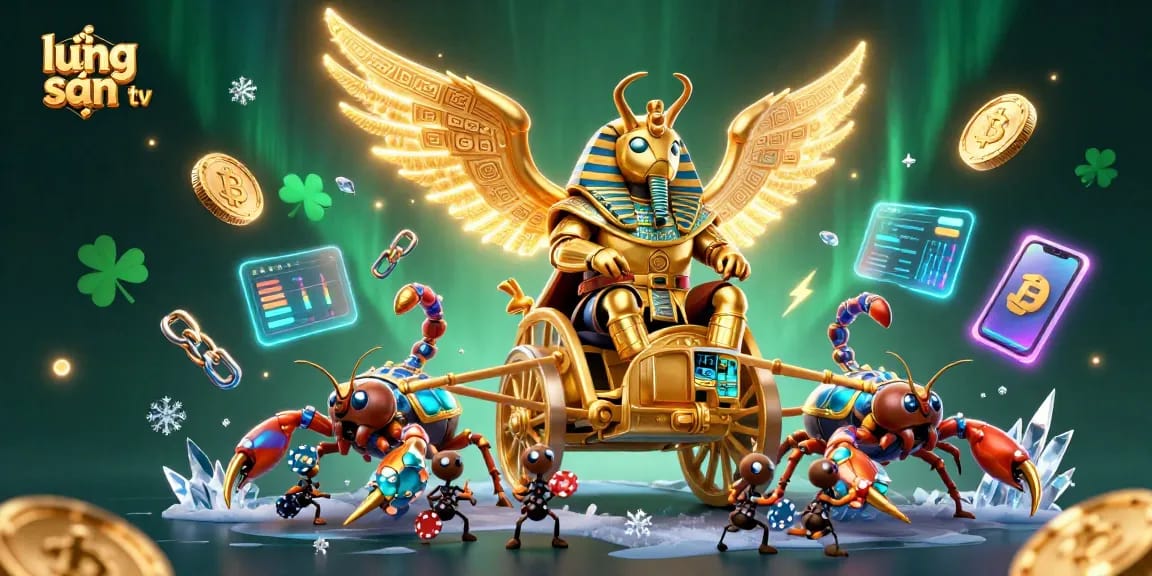 Engage with lương sơn tv in an immersive gambling experience featuring vibrant characters and dynamic financial elements.