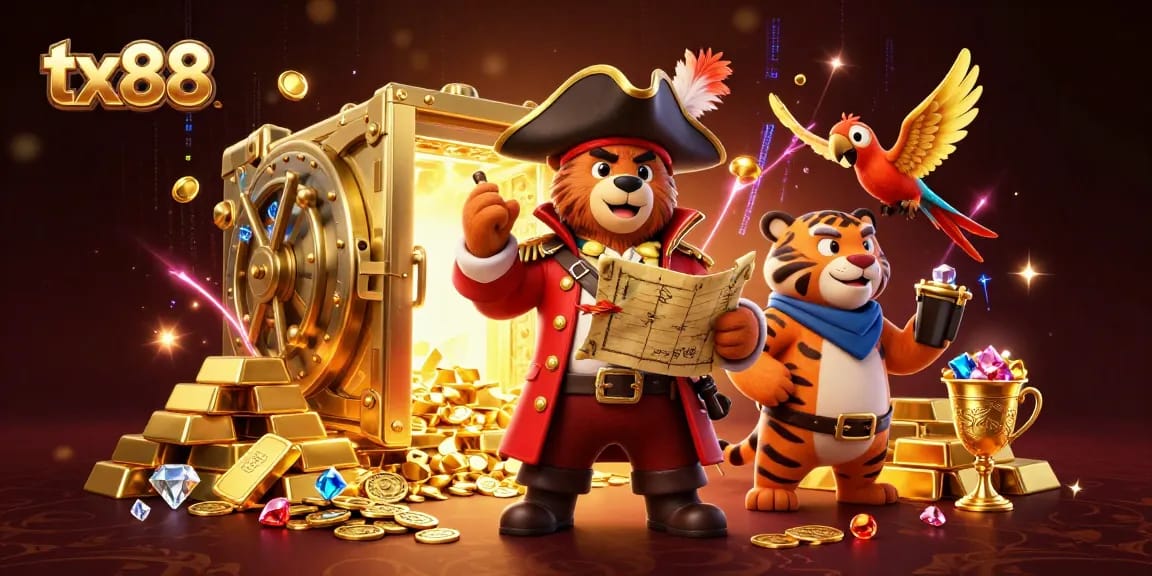 Engage with tx88's thrilling casino adventures featuring vibrant characters and wealth.