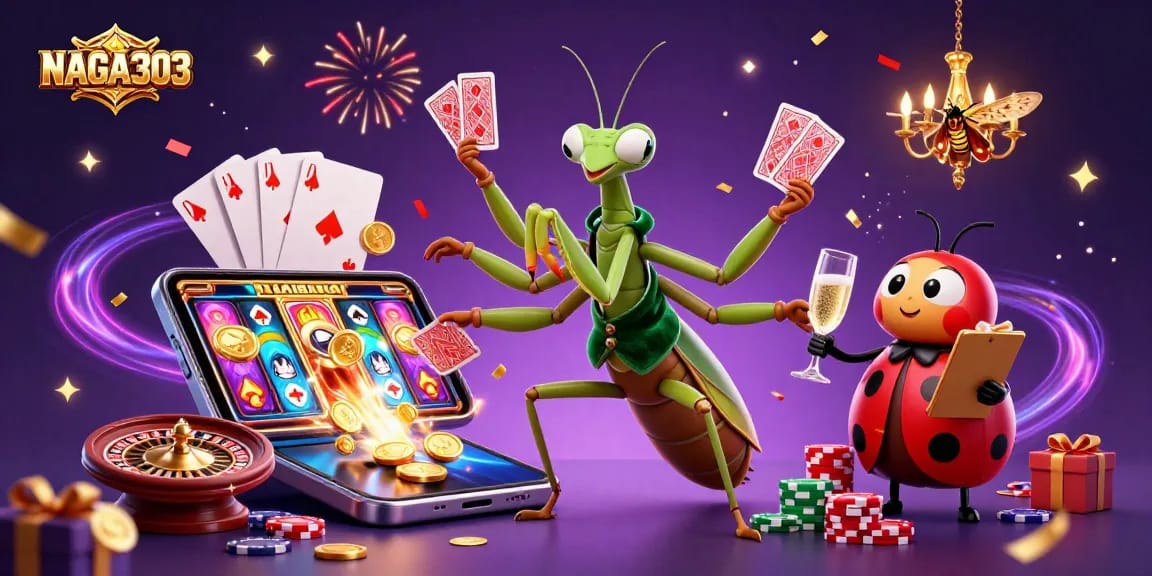 NAGA303 offers an engaging casino experience with vibrant characters, live betting elements, and exciting gameplay.