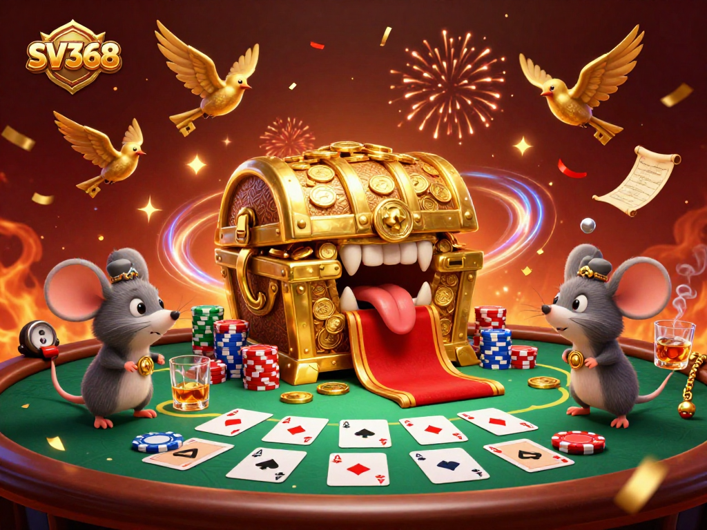 Engage in thrilling gameplay at SV368 with stunning poker visuals and dynamic casino atmosphere.