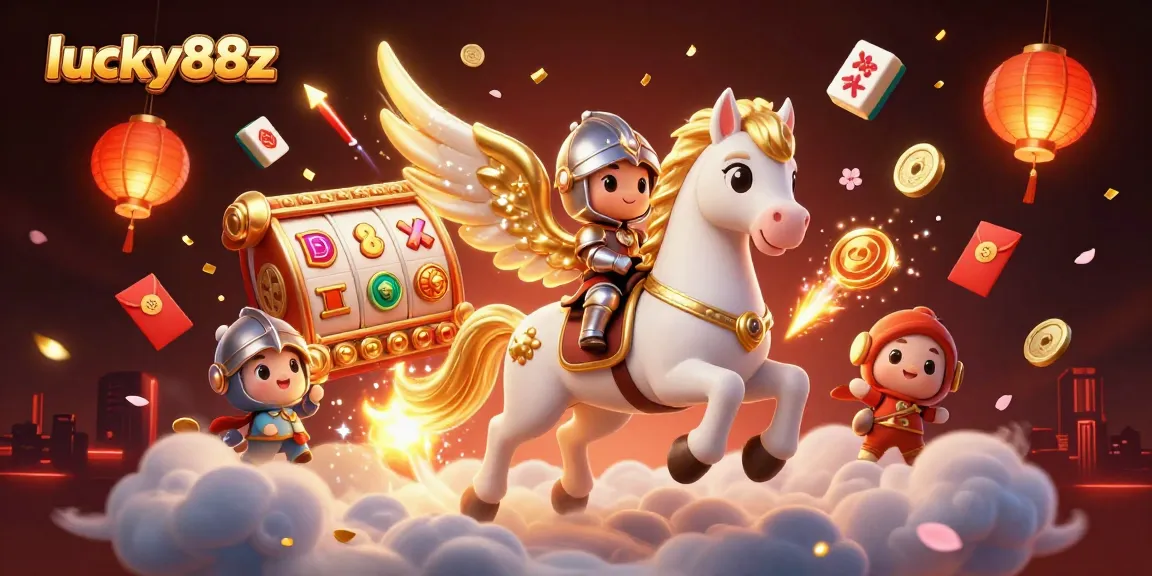 Experience thrilling wins with lucky88z in this vibrant, energetic casino scene.